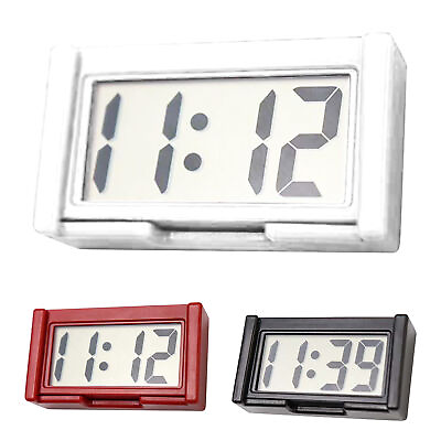 #ad Portable Mini Digital Clock Large Screen Car Clock Dashboard $7.79