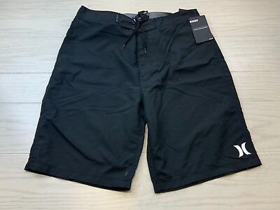 #ad Hurley One amp; Only 2.0 Boardshorts Men#x27;s Size 30 Black NEW MSRP $40 $18.97