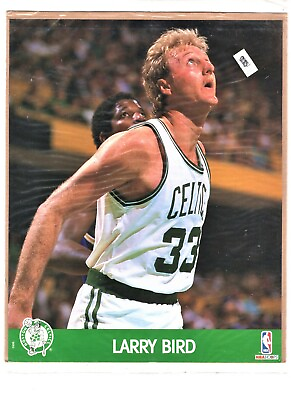#ad 1990 NBA Hoops Action Photos Larry Bird New amp; Factory Sealed Legend HOF $4.95