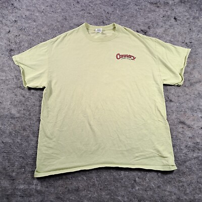 #ad Cannery Casino Shirt Mens XL Green Spring Fling Gildan Vintage $13.45