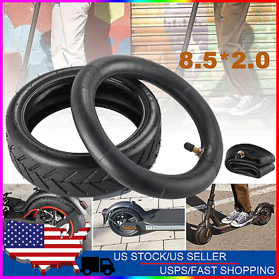 #ad 2PCS Rubber Tire Tire 8 1 2x2.0 8.5 Inch Black Inner Tube New Rubber $9.99