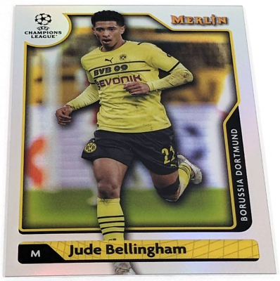 #ad Jude Bellingham 2021 22 Topps Merlin Chrome UEFA Refractor #90 Dortmund $2.50