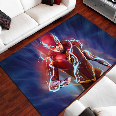 #ad HOT Marvel The Flash Rug Bedroom Living Room Area Soft Floor Mat Carpet Gift New $18.00