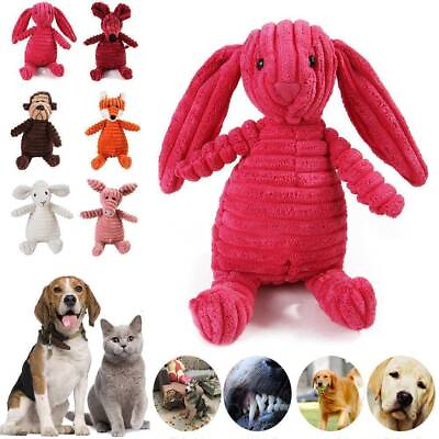 #ad Dog Chew Toy Squeaky Plush Dog Toy for Aggressive Chewers Durable Pet Toys $10.92
