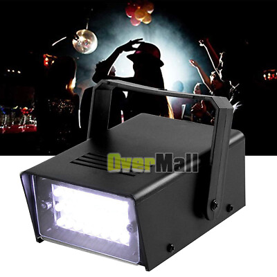 #ad LED Strobe Light Flash Light Disco DJ Club Halloween Party Stage Effect Lighting $14.99