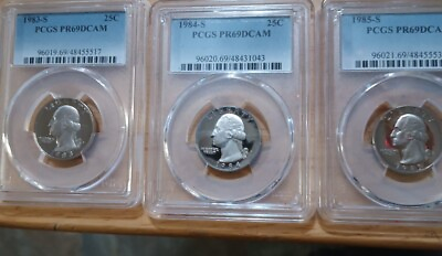 #ad PCGS Lot Of 3 Coins $50.00
