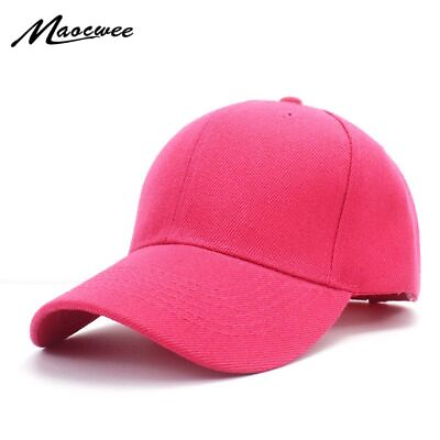 #ad Fitted Casual Casquette Hats Solid Color Snapback Caps Trucker Hip Hop Dad Hat $22.36