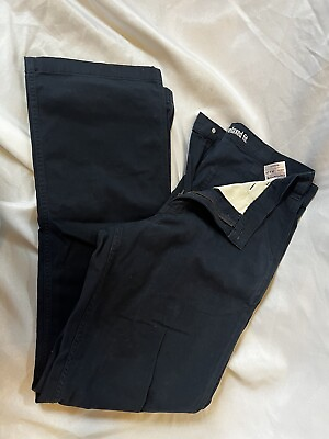#ad Carhartt Mens Navy Color 34x34 Relaxed Fit Work Cargo Pants $30.00