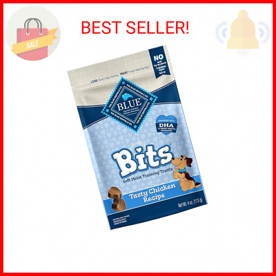#ad Blue Buffalo BLUE Bits Natural Soft Moist Training Dog Treats Chicken Recipe 4 $7.62