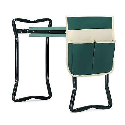#ad Foldable Garden Kneeler Kneeling Bench Stool Soft Cushion Seat $20.71