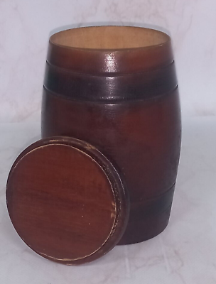 #ad Small wooden barrel vintage $20.00