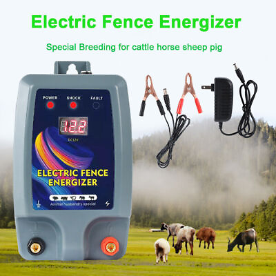 #ad Waterproof Electric Fence Energiser Electrify Up to 10Km for Enclosing Livestock $61.74