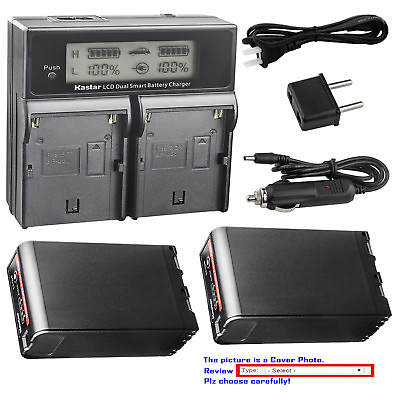 #ad Kastar LCD Dual Fast Charger Battery for Sony BP U90 BP U90 BC U1 amp; Sony PMW 100 $329.99