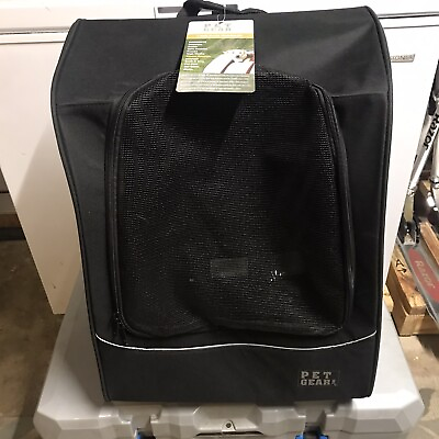 New Pet Gear I GO2 Traveler PLUS Dog Backpack Carrier Bag Black Airplane Hiking $29.99