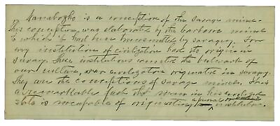 #ad RARE quot;Historianquot; William E Connelley hand Written Note $499.99