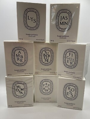 #ad DIPTYQUE Scented Candles 190g 6.5oz New in box Cellophane Wrapped*CHOOSE SCENT* $55.95