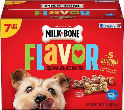 #ad Flavor Snacks Dog Treats Small Biscuits 7 Pound $20.67