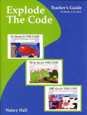 #ad Explode The Code : Teachers Guide for Books ABC Paperback GOOD $3.76