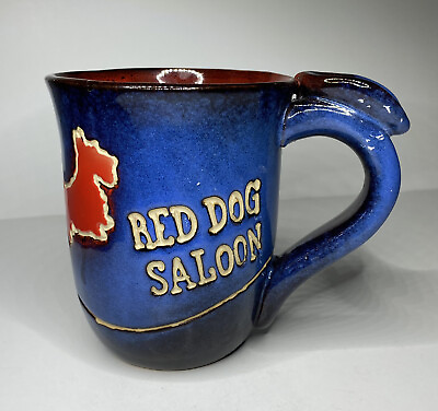 #ad RARE Red Dog Saloon Alaska Mug Juneau Large AMAZING $38.99