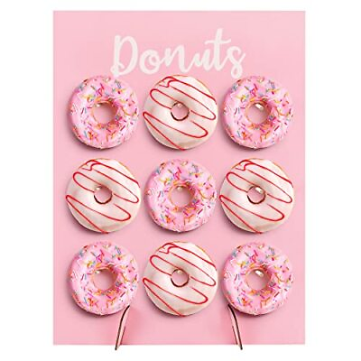 #ad Wall Donut Display Board Reusable Doughnuts Stand for Wedding Birthday Decor $14.62