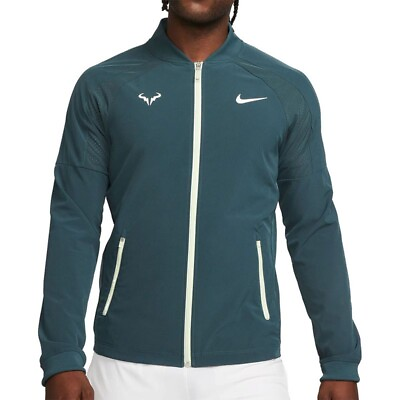 #ad BNWT Men’s Nike Dri FIT Rafa Tennis Jacket Green Size L DV2885 328 $105 $64.99