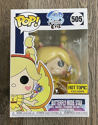 #ad Funko Pop Disney Star Vs The Evil Forces: Butterfly Mode Star #505 Hot Topic $32.50