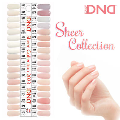 #ad DND Gel Polish Duo Sheer Collection #856 892 New Collection #13 NIB 2024 $10.99
