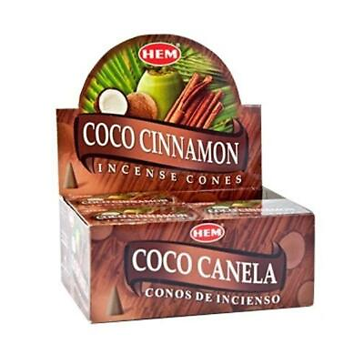 #ad Incense Cone 10pcs Coconut Cinnamon Handmade Natural Ingredient $7.75