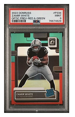 #ad 2022 Donruss Football P 334 ZAMIR WHITE RATED ROOKIE OPTIC Red Green Prizm $19.95
