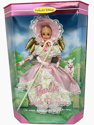 #ad New 1995 Barbie As Little Bo Peep 14960 Children’s Collector Series ChildrenBook $44.99