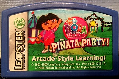 #ad Leap Frog Leapster Dora the Explorer Pinata Party Learning Game Cartridge $3.85