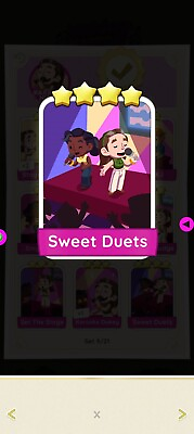#ad Monopoly Go Sweet Duets Four Star Sticker⭐️ Before Buying Read Description $2.99