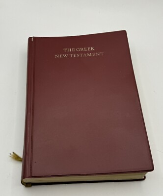 #ad 1968 The Greek New Testament Edited By Kurt Aland Book $9.00