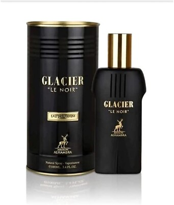 #ad Glacier Le Noir by Maison Alhambra 3.4oz EDP for Men NEW SEALED CAN $27.93