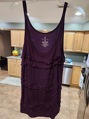 #ad NYamp;CO PURPLE TANK TOP SIZE LARGE NEW WITHOUT TAGS $10.99
