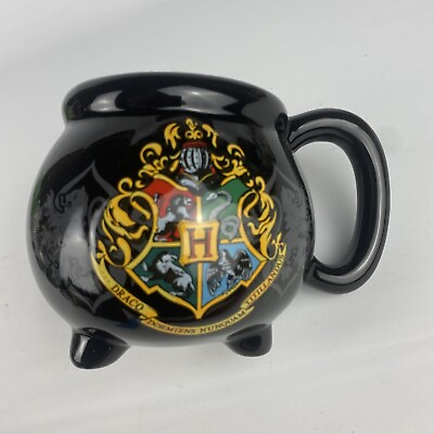 #ad #ad Harry Potter Hogwarts School Crest Witches Coffee Cauldron Cup Large 20 oz Mug $8.99