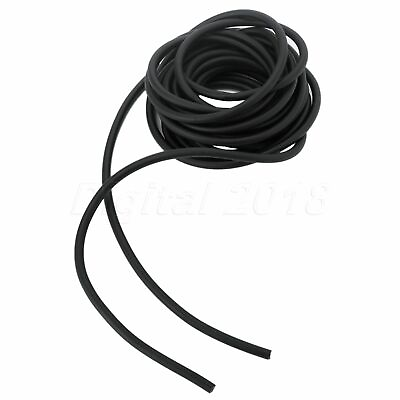 #ad 2×5mm Elastica Bungee Slingshot Catapult Latex Rubber Band Replacement Black 5M $6.34