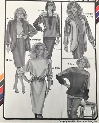 #ad Complete Wardrobe for Women Pattern #160 from Stretch amp; Sew $7.50