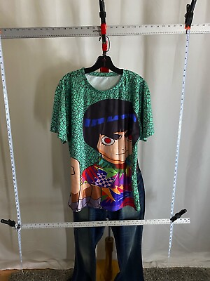 #ad WOMENS Oriental Character Animation Pointing Finger TEE T SHIRT 2XL XXL $9.90