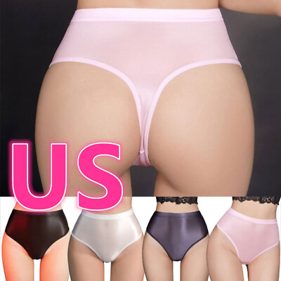 #ad US Women See Through Underwear Sheer Panties Briefs Lingerie Underpants Knickers $6.44