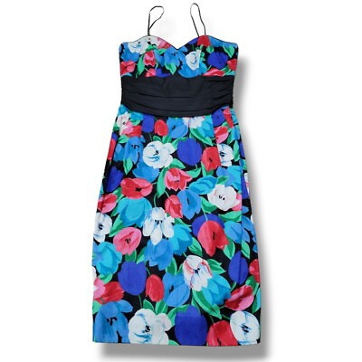 #ad Vintage Darcy Dress Size 6 Womens Vintage Dress Floral Pencil Dress Sleeveless $33.99