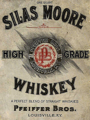 #ad Silas Moore Whiskey Ad Metal Sign FREE SHIPPING Vintage Bar Decor $19.99