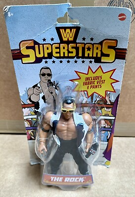 #ad WWE Superstars Series 4 THE ROCK DAMAGED PACKAGING $23.99