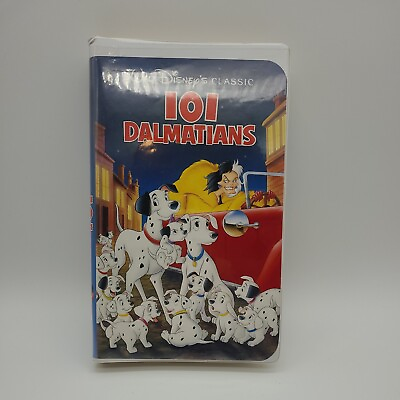 #ad Rare Disney 101 Dalmatians Black Diamond VHS Tape $50.00