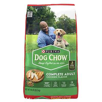 Purina Dog Chow Chicken Flavor Dry Dog Food 44 lb Bag $34.72