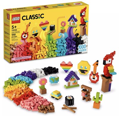 #ad LEGO 11030 Classic Lots of Bricks Construction Toy Set Build a Smiley Emoji Pa $57.50