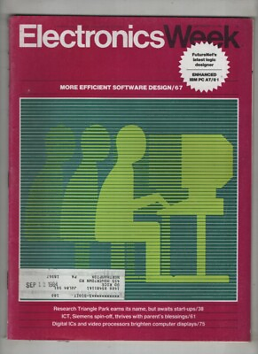 #ad Electronics Week Mag More Efficient Software Design September 10 1984 061821nonr $26.99