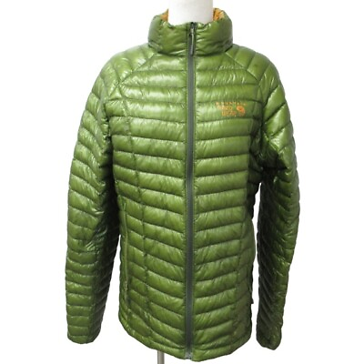 #ad Japan Used Fashion Mountain Hard Wear Down Jacket Nylon Blouson Coat Green 090 $167.68