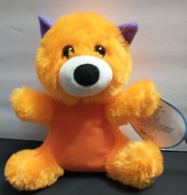 #ad NWT Animal Pals Kuddle Me by Kellytoy Orange Bear Plush 7quot; $7.99