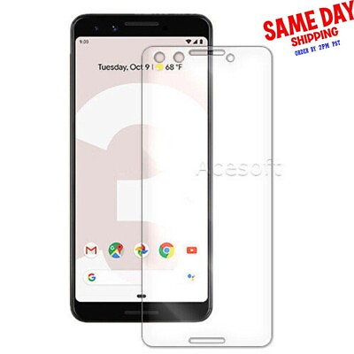 #ad 9H HD Clear Tempered Glass Screen Protector Saver for Verizon Google Pixel 3 USA $12.65